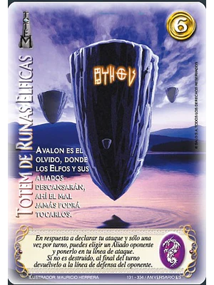 TÓTEM DE RUNAS ELFICAS (ANIVERSARIO ES) - SINGLES MITOS Y LEYENDAS