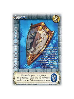 ESCUDO DEL LAGO (AESX - LANCELOT GRIAL) - SINGLES MITOS Y LEYENDAS
