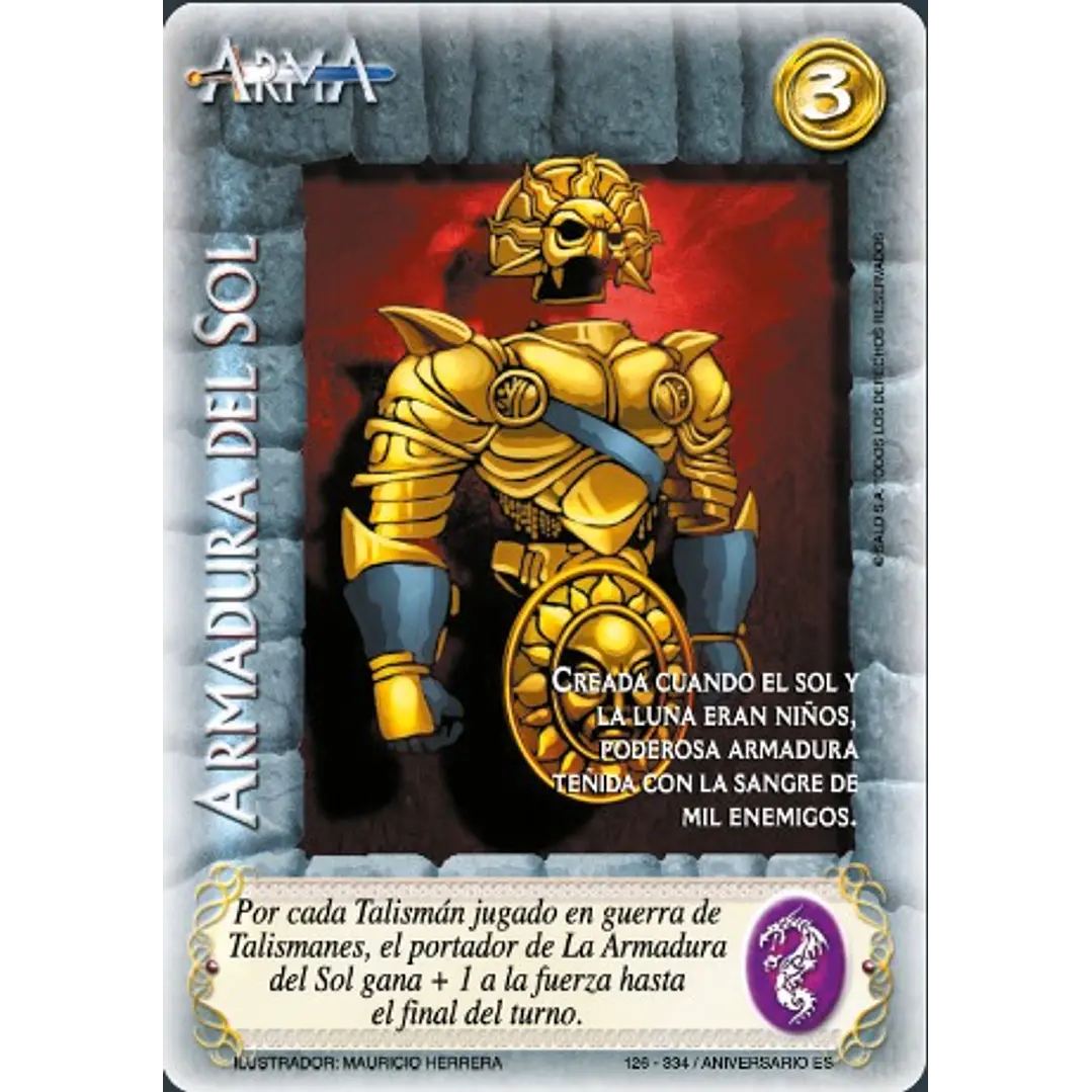 ARMADURA DEL SOL (ANIVERSARIO ES) - SINGLES MITOS Y LEYENDAS 1
