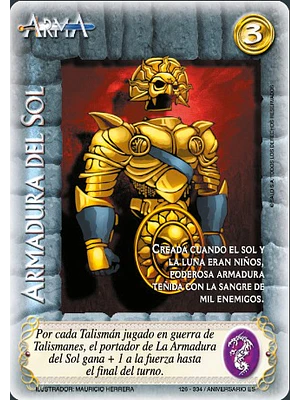 ARMADURA DEL SOL (ANIVERSARIO ES) - SINGLES MITOS Y LEYENDAS
