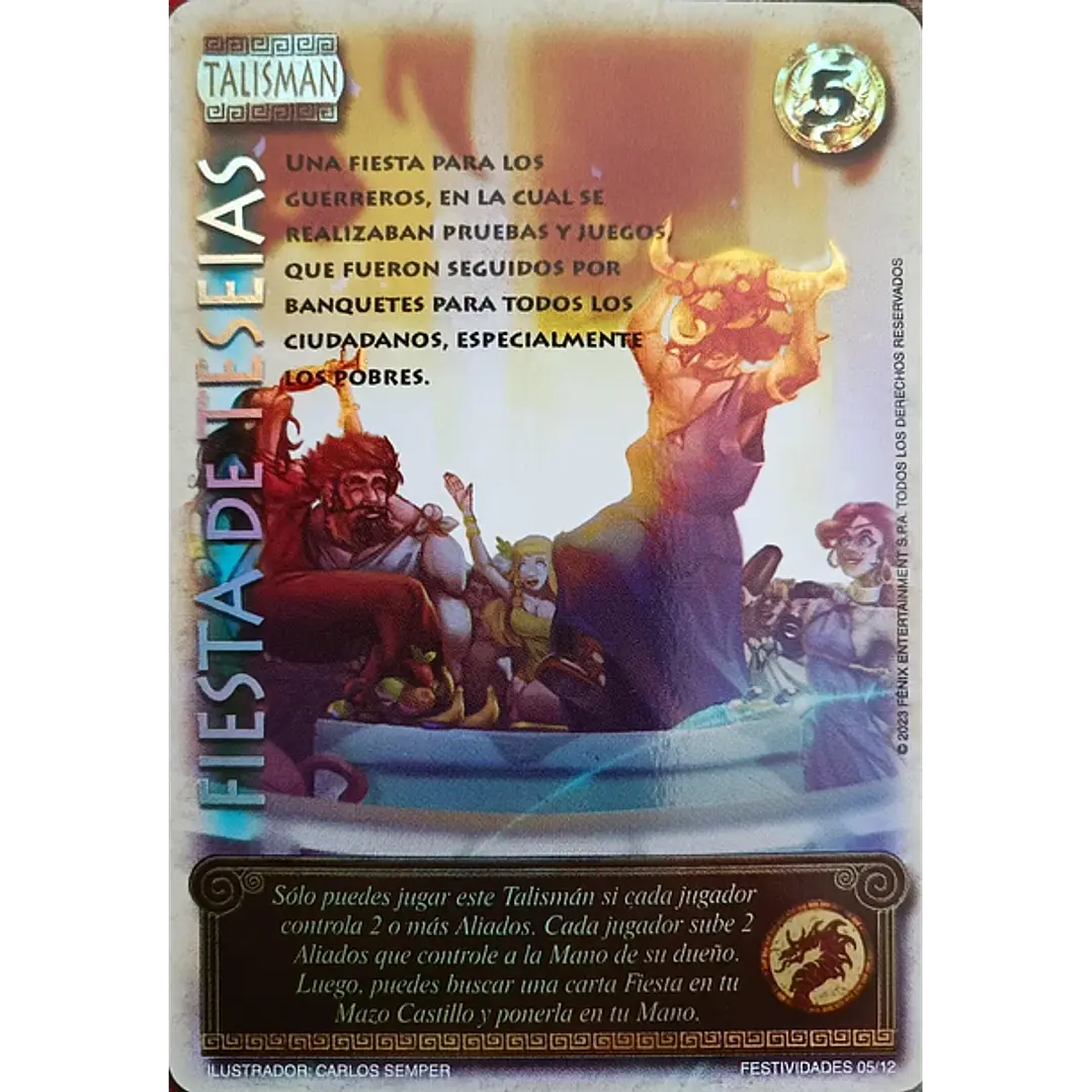 FIESTAS DE TESEIAS (LOOTBOX 2023) - SINGLES MITOS Y LEYENDAS 1