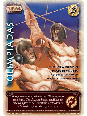 OLIMPIADAS - SINGLES MITOS Y LEYENDAS