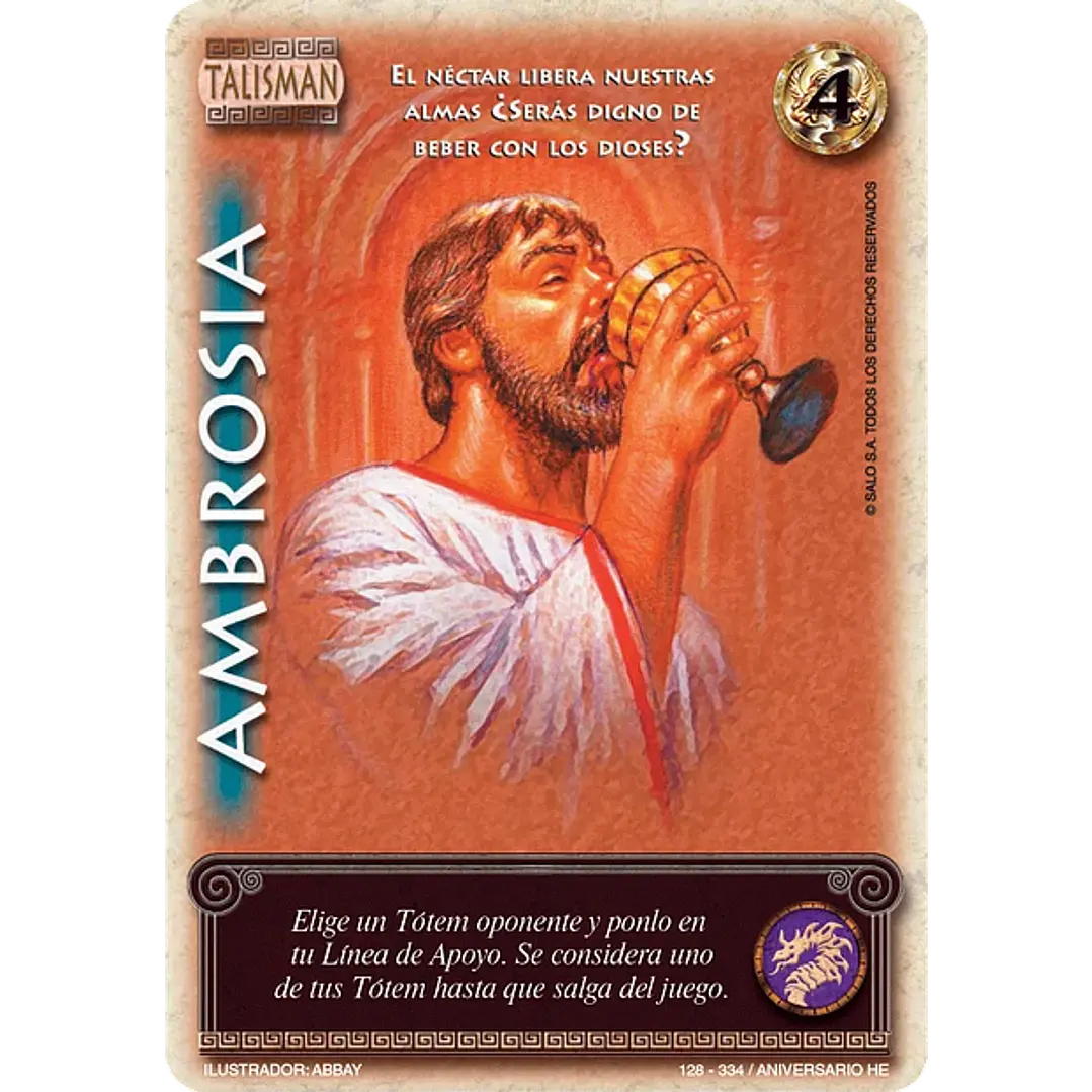 AMBROSIA (HELÉNICA ANIV - REAL - REWORK) - SINGLES MITOS Y LEYENDAS 1