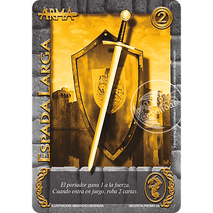ESPADA LARGA (LBPB24 - DORADA) - SINGLES MITOS Y LEYENDAS