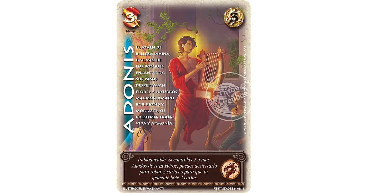 ADONIS (LBPB24) - SINGLES MITOS Y LEYENDAS