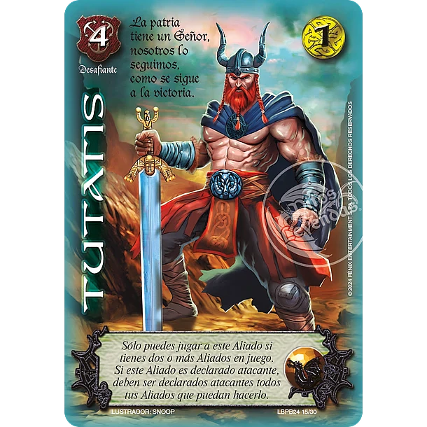 TUTATIS (LBPB24 - ARTE ALTERNATIVO) - SINGLES MITOS Y LEYEND