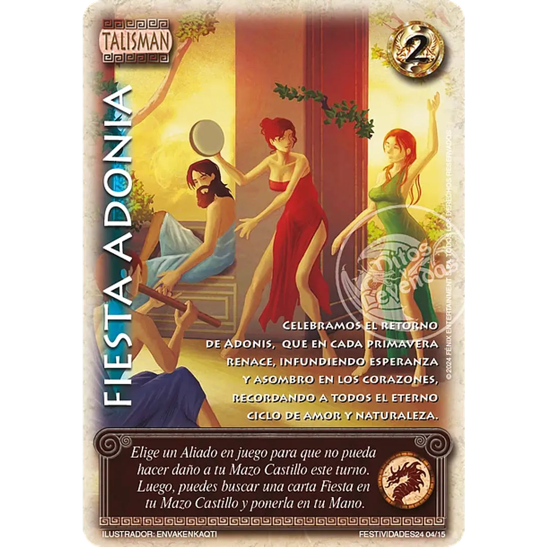 FIESTA ADONIA (LBPB24) - SINGLES MITOS Y LEYENDAS 1