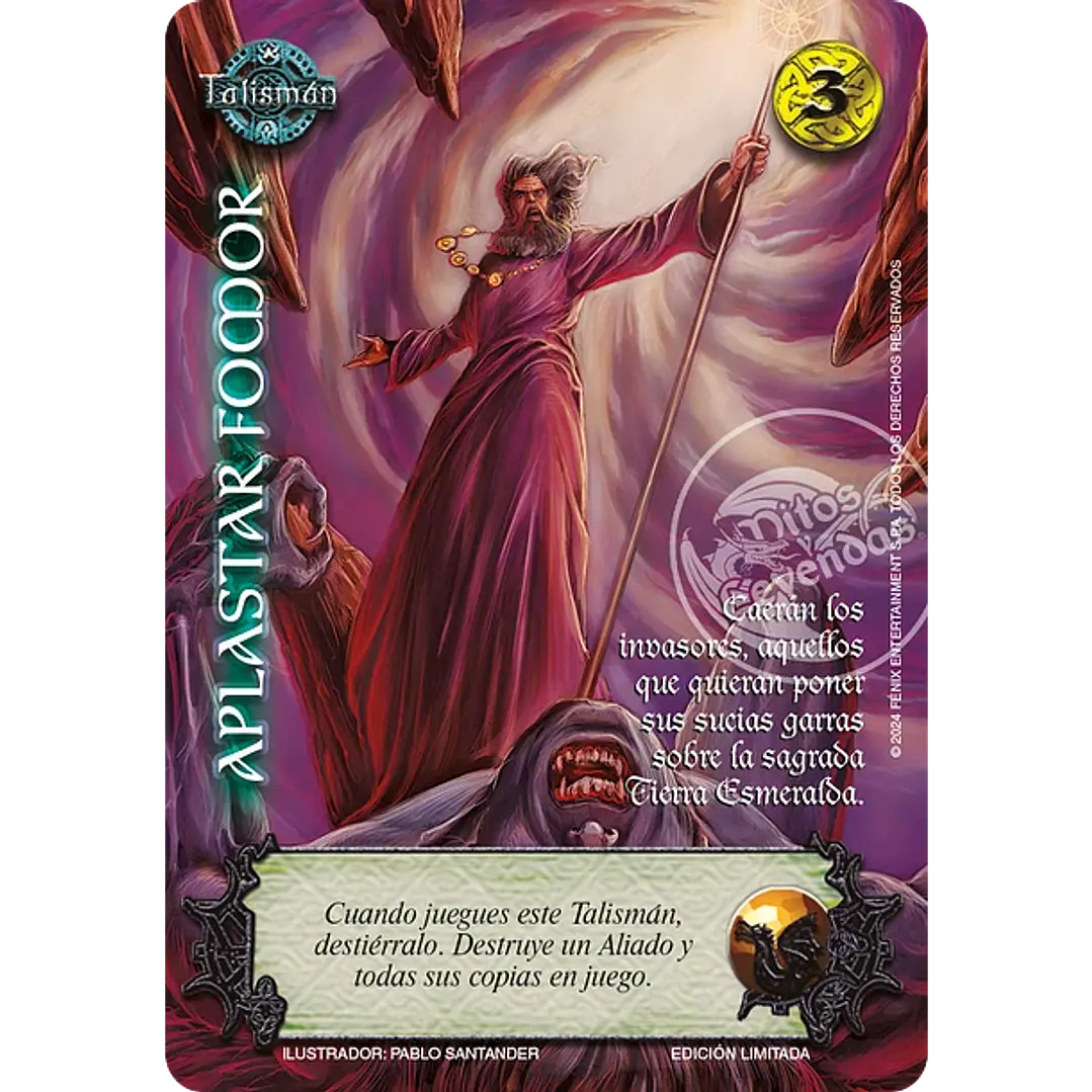APLASTAR FOMOR (LBPB24 - FOIL LLUVIA) - SINGLES MITOS Y LEYENDAS 1