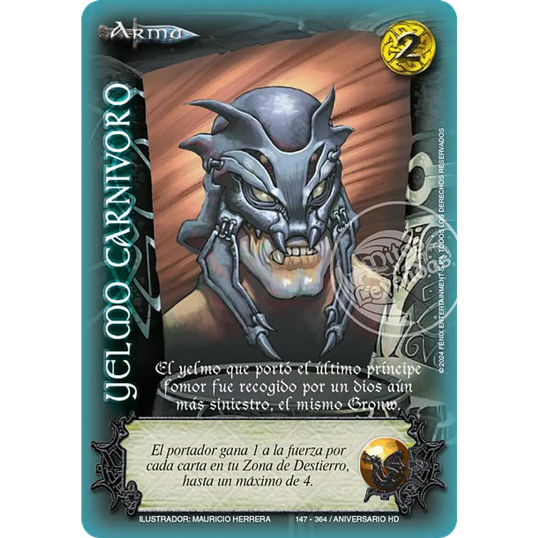 YELMO CARNÍVORO (HD ANIVERSARIO - REAL) - SINGLES MITOS Y LEYENDAS 1