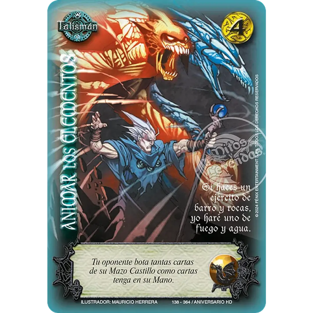 ANIMAR LOS ELEMENTOS (HD ANIVERSARIO - REAL) - SINGLES MITOS Y LEYENDAS 1