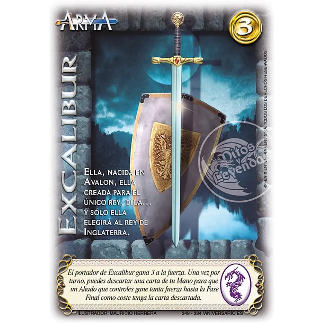 EXCALIBUR (AESX - LANCELOT GRIAL - REWORK) - SINGLES MITOS Y LEYENDAS 1