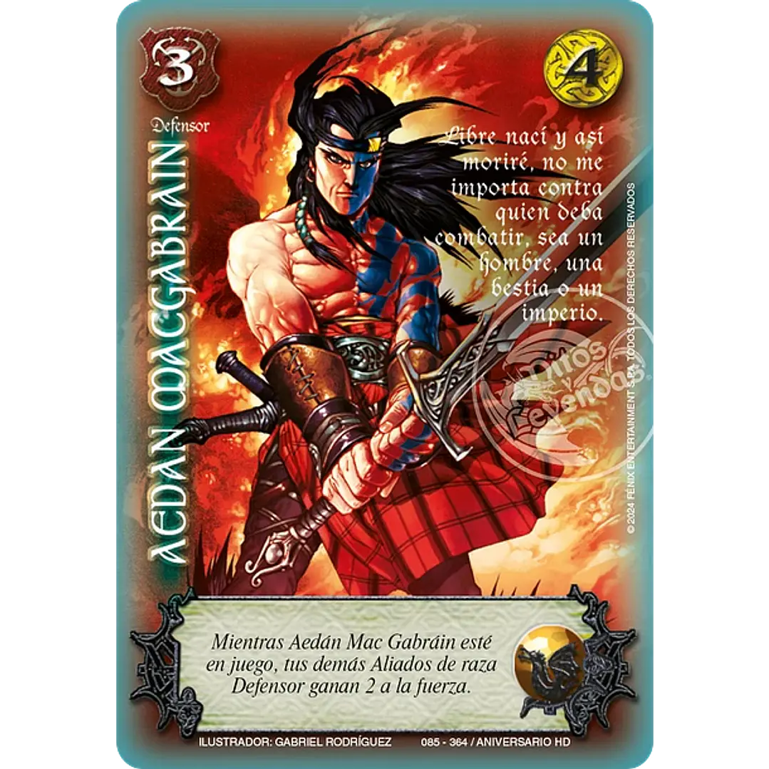 AEDAN MACGABRAIN (HD ANIVERSARIO - REAL) - SINGLES MITOS Y LEYENDAS 1