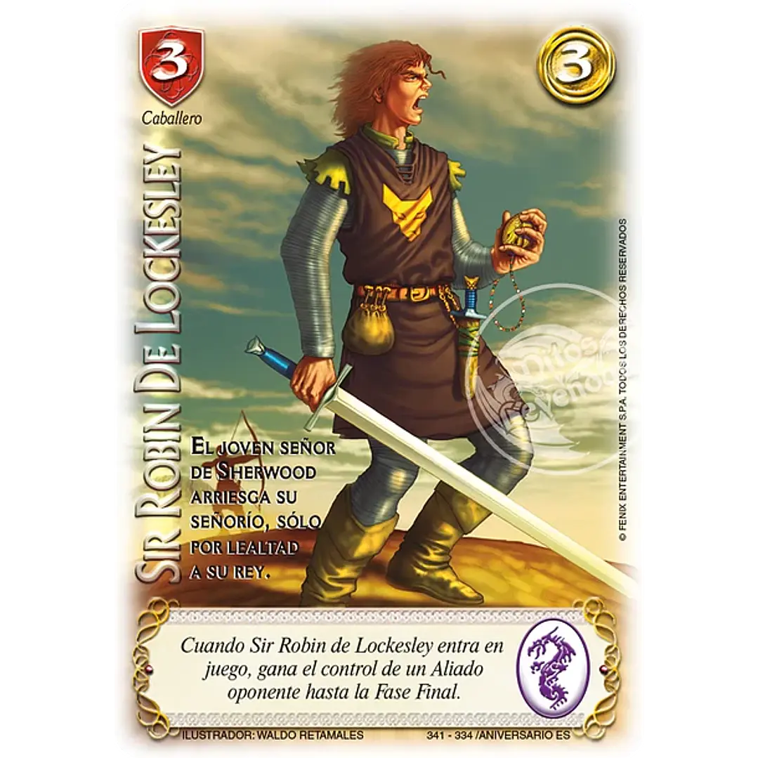 SIR ROBIN DE LOCKSLEY (AESX - LANCELOT GRIAL - REWORK) - SINGLES MITOS Y LEYENDAS 1