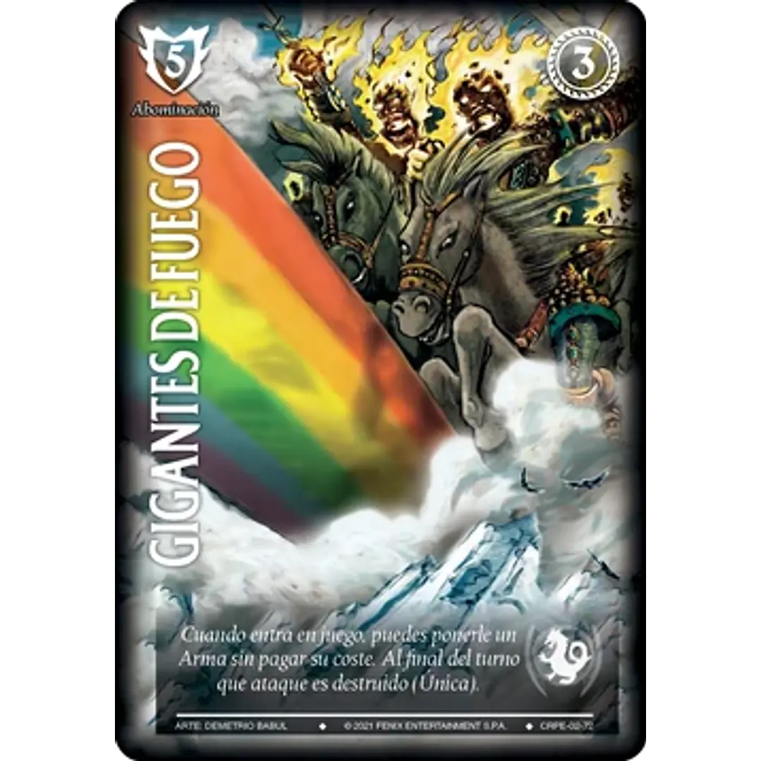 GIGANTES DE FUEGO (CRPE) - SINGLES MITOS Y LEYENDAS 1