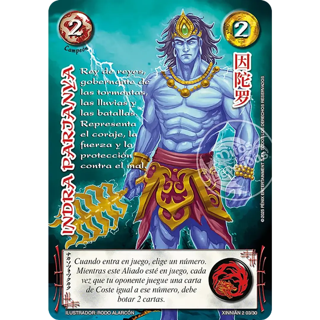 INDRA PARJANYA (XINNIAN DOS) - SINGLES MITOS Y LEYENDAS 1