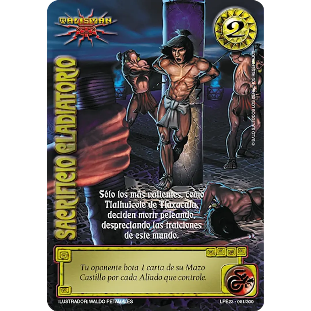 SACRIFICIO GLADIATORIO (LPE3.0 - REAL) - SINGLES MITOS Y LEYENDAS 1