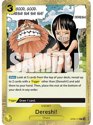 DERESHI! OP09-117 - SINGLES ONE PIECE