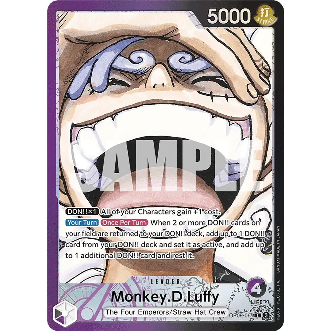 MONKEY.D.LUFFY (PARALLEL) OP09-061 - SINGLES ONE PIECE 1