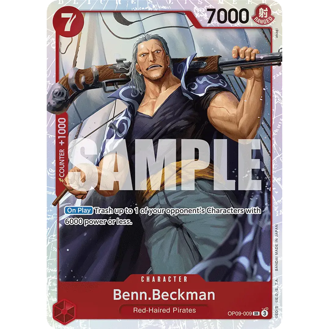 BENN.BECKMAN OP09-009 - SINGLES ONE PIECE 1