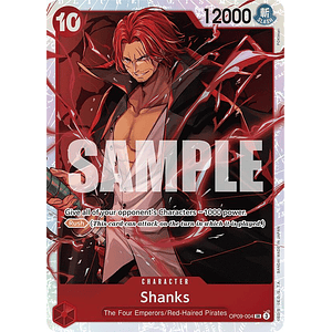 SHANKS OP09-004 - SINGLES ONE PIECE
