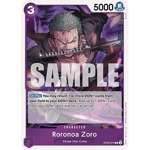 RORONOA ZORO OP09-076 - SINGLES ONE PIECE