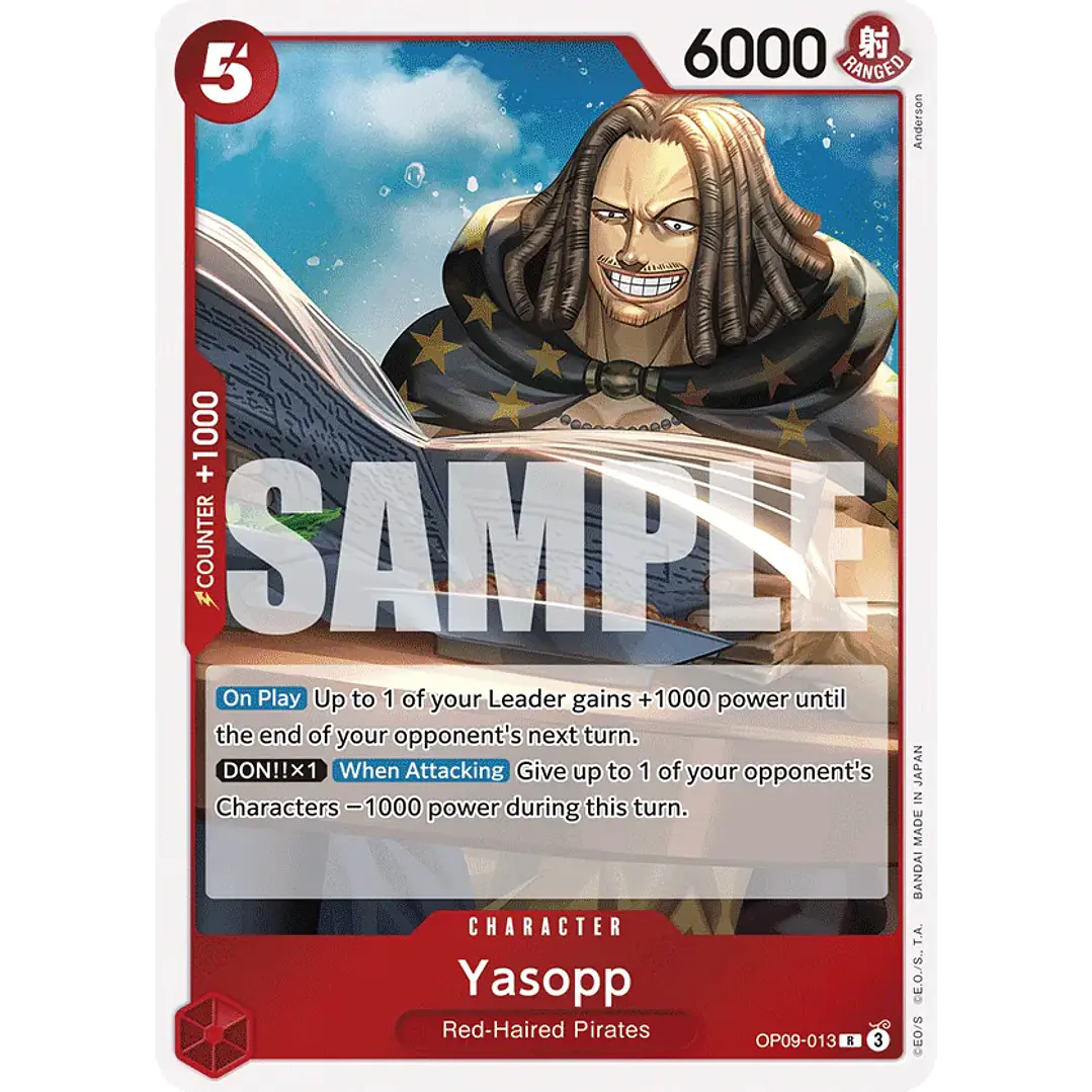 YASOPP OP09-013 - SINGLES ONE PIECE 1