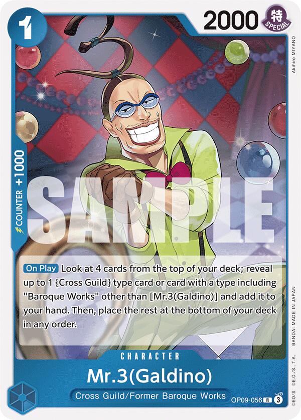 MR.3(GALDINO) – OP09-056 - SINGLES ONE PIECE