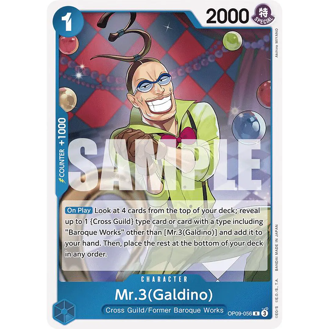 MR.3(GALDINO) – OP09-056 - SINGLES ONE PIECE 1