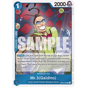 MR.3(GALDINO) – OP09-056 - SINGLES ONE PIECE