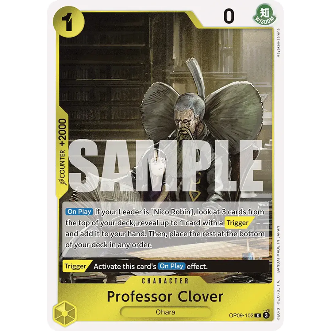 PROFESSOR CLOVER OP09-102 - SINGLES ONE PIECE 1
