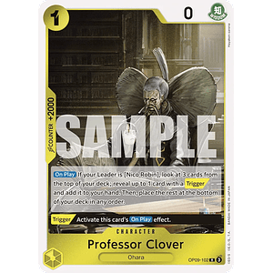 PROFESSOR CLOVER OP09-102 - SINGLES ONE PIECE