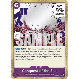 CONQUEST OF THE SEA OP08-077 - SINGLES ONE PIECE