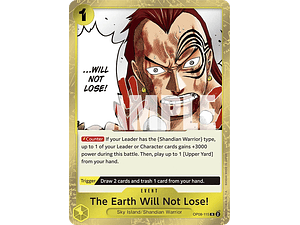 THE EARTH WILL NOT LOSE! OP08-115- SINGLES ONE PIECE