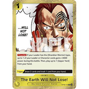 THE EARTH WILL NOT LOSE! OP08-115- SINGLES ONE PIECE