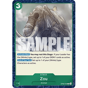 ZOU OP08-039 - SINGLES ONE PIECE