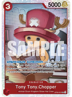 TONY TONY.CHOPPER OP08-007 - SINGLES ONE PIECE
