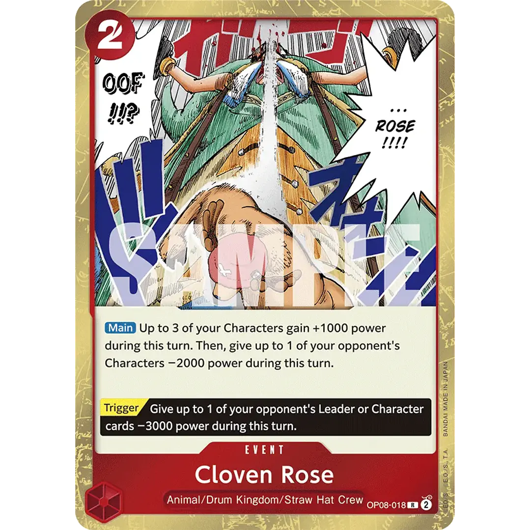 CLOVEN ROSE OP08-018 - SINGLES ONE PIECE 1