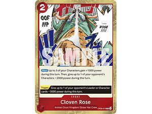 CLOVEN ROSE OP08-018 - SINGLES ONE PIECE