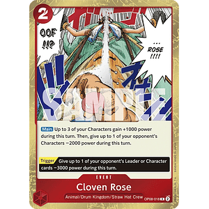 CLOVEN ROSE OP08-018 - SINGLES ONE PIECE