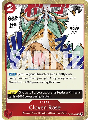 CLOVEN ROSE OP08-018 - SINGLES ONE PIECE