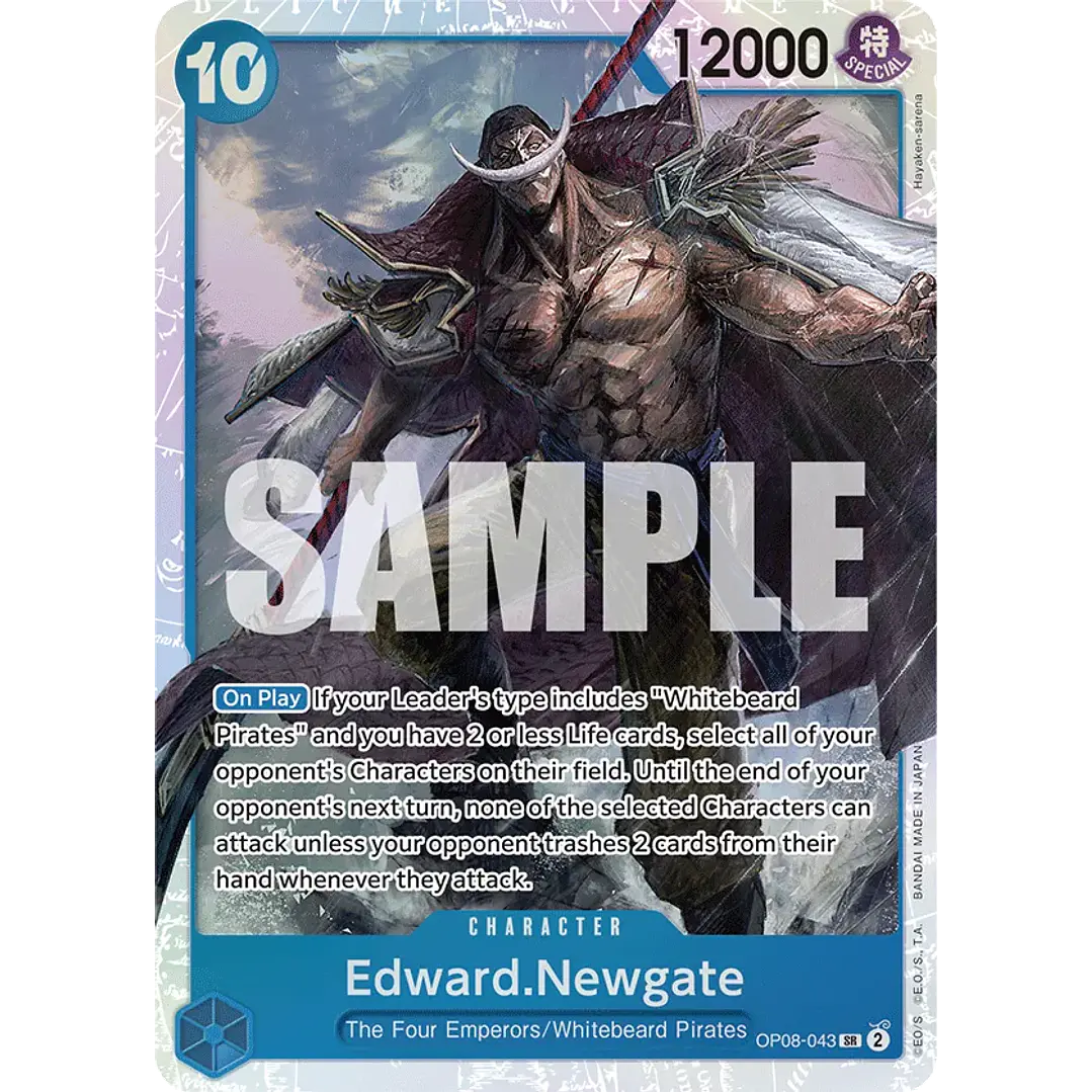 EDWARD.NEWGATE OP08-043 - SINGLES ONE PIECE 1