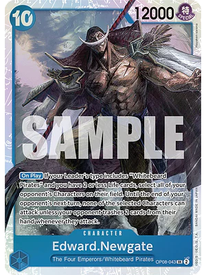 EDWARD.NEWGATE OP08-043 - SINGLES ONE PIECE