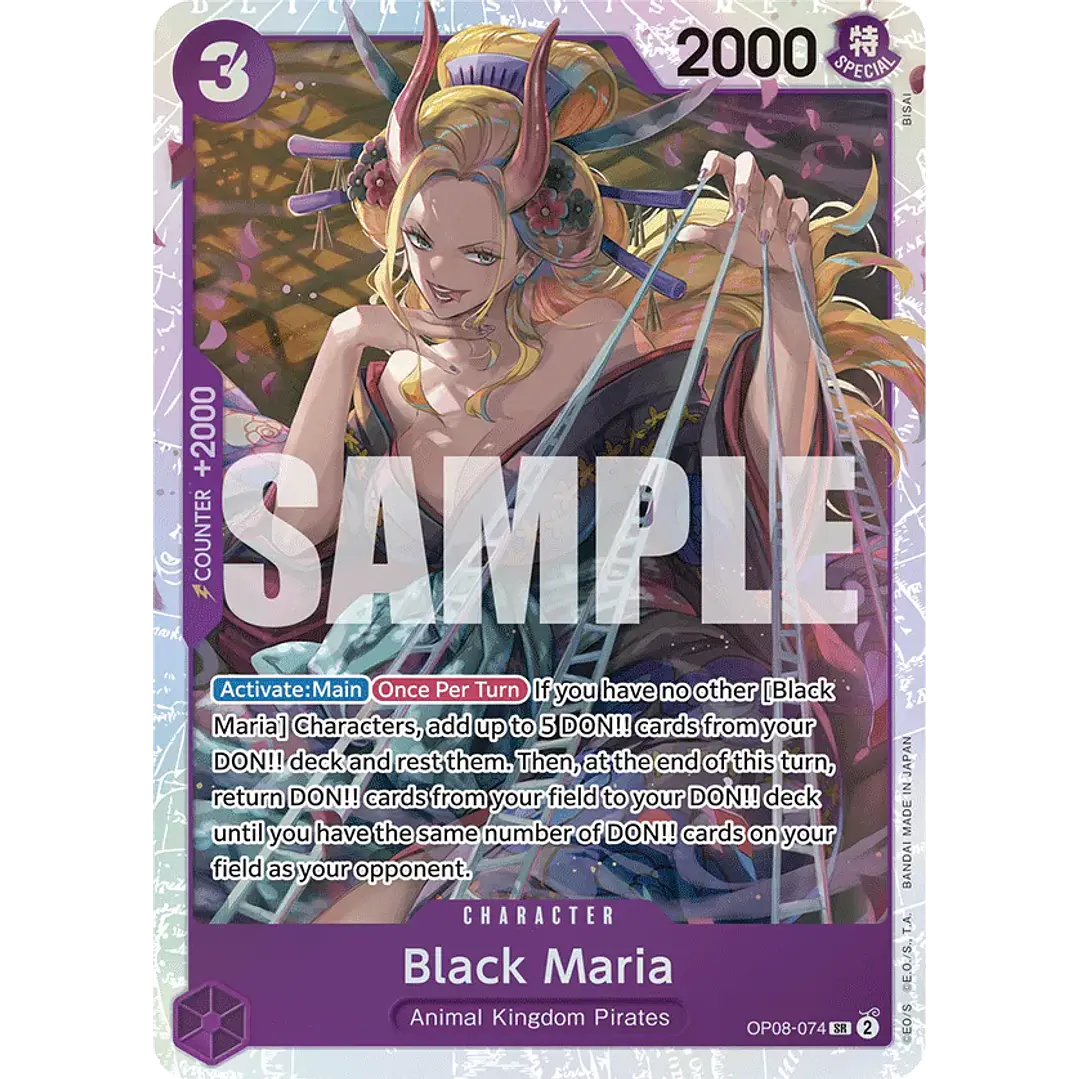 BLACK MARIA OP08-074 - SINGLES ONE PIECE 1