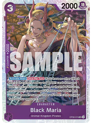 BLACK MARIA OP08-074 - SINGLES ONE PIECE