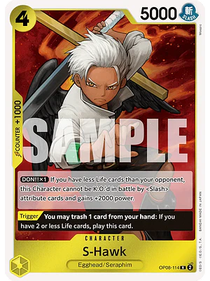 S-HAWK OP08-114 - SINGLES ONE PIECE