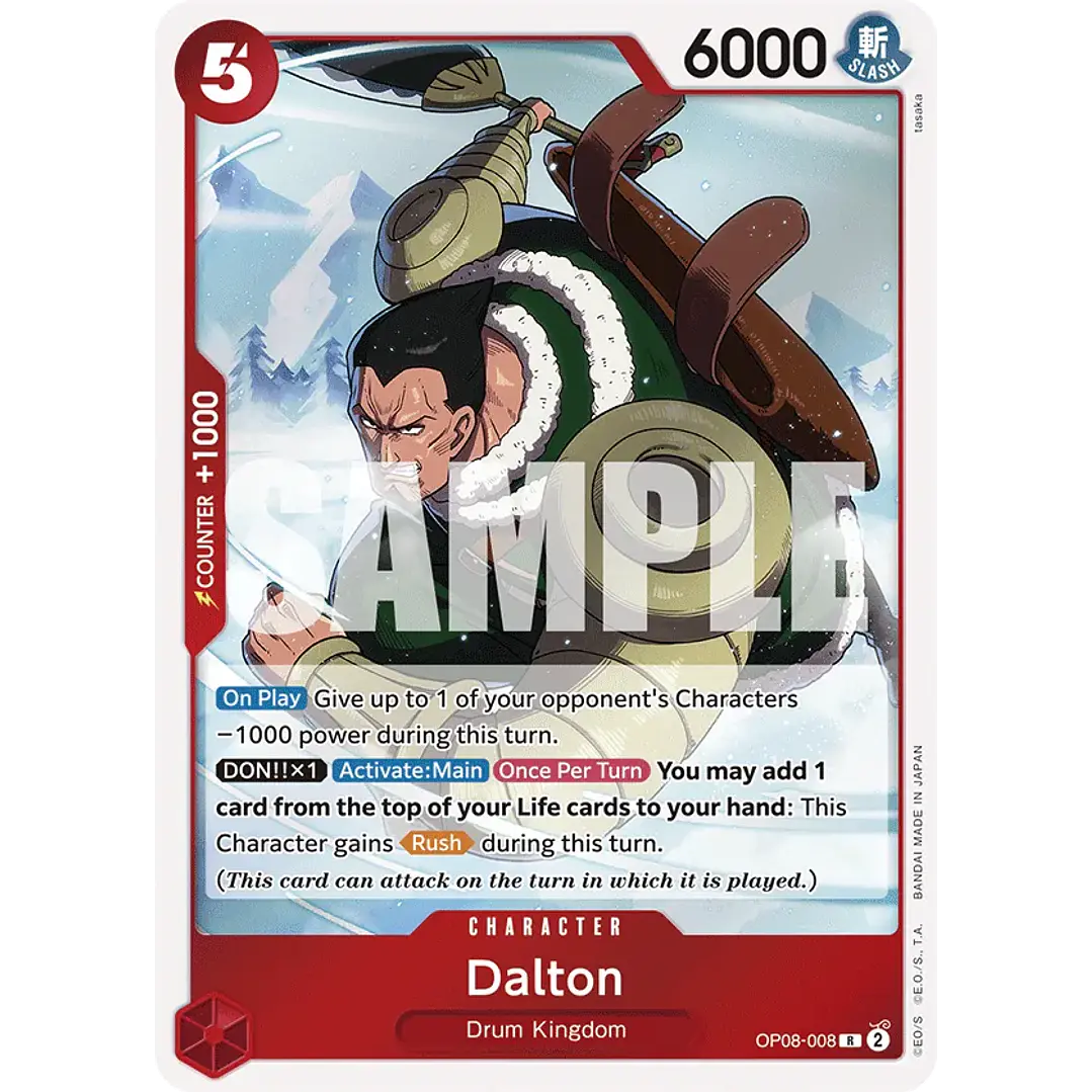 DALTON OP08-008 - SINGLES ONE PIECE 1