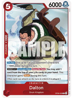 DALTON OP08-008 - SINGLES ONE PIECE