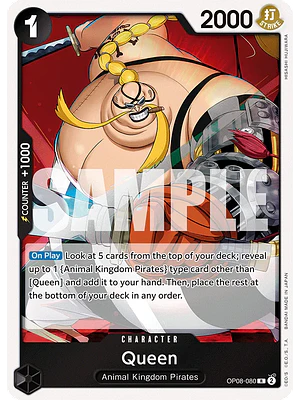 QUEEN OP08-080 - SINGLES ONE PIECE