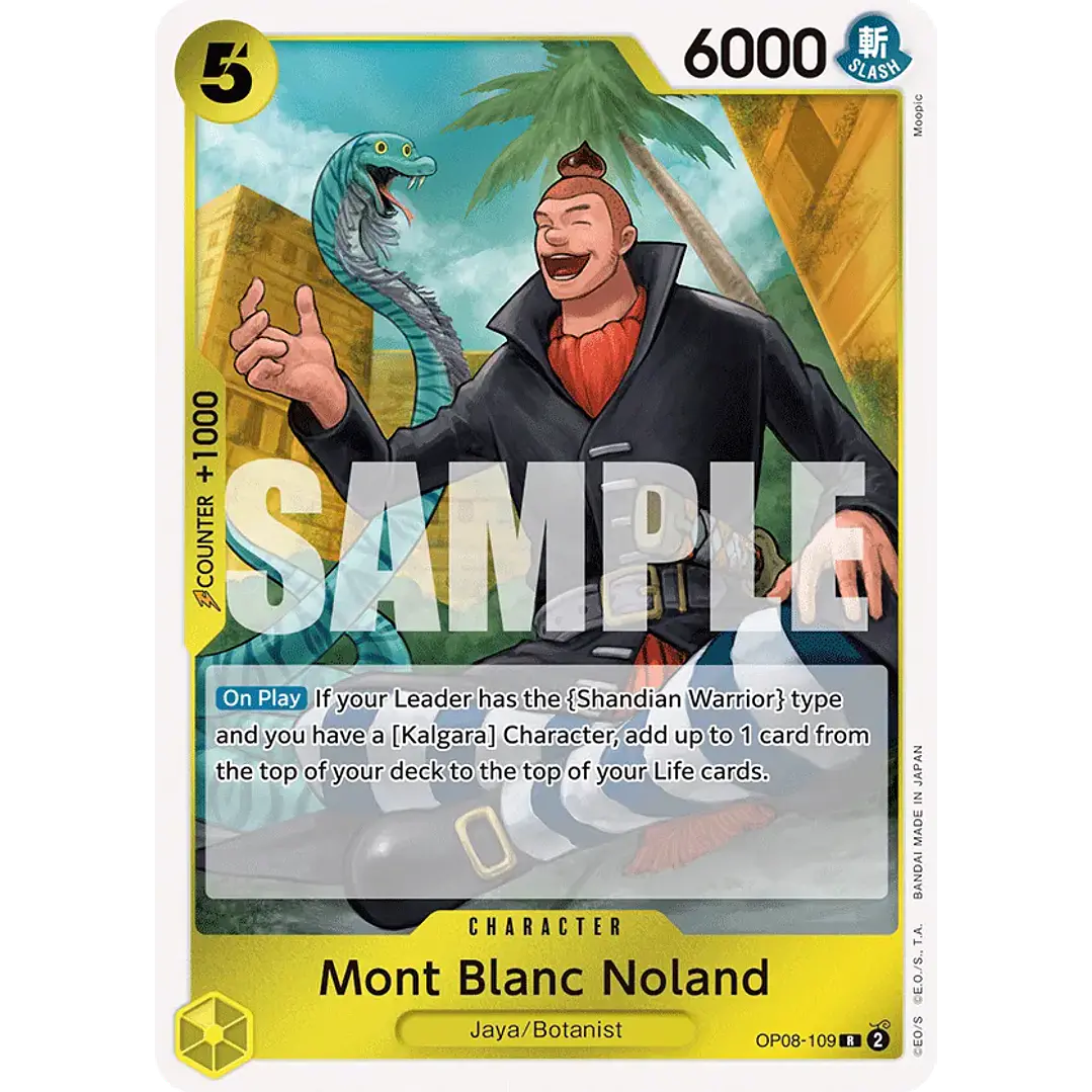 MONT BLANC NOLAND OP08-109 - SINGLES ONE PIECE 1