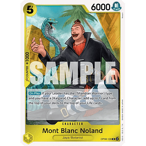 MONT BLANC NOLAND OP08-109 - SINGLES ONE PIECE